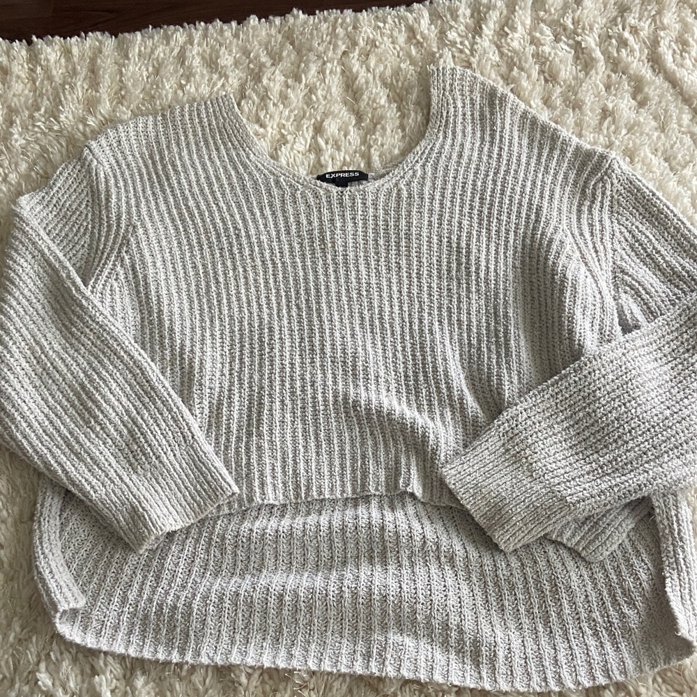 Express cropped sweater